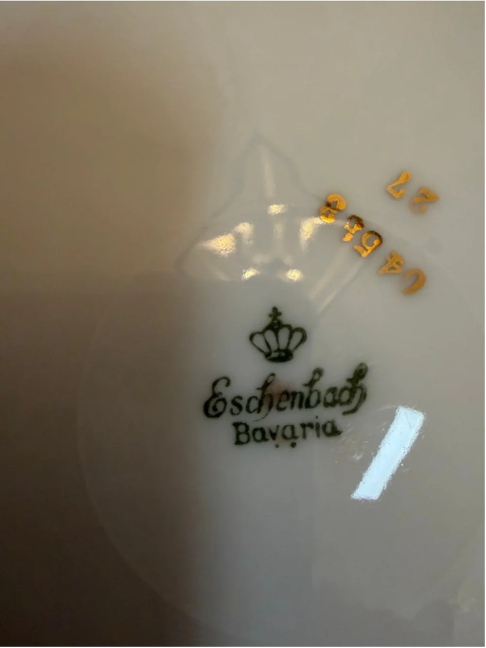 Vintage Eschenbach Bavaria Germany 4583 Rim Soup Bowls Set of 6 Silver Scroll Go
